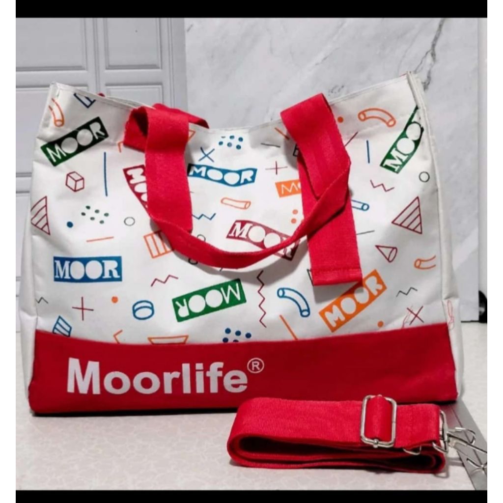 Tas putih merah,tas sepeda,tas kosmetik