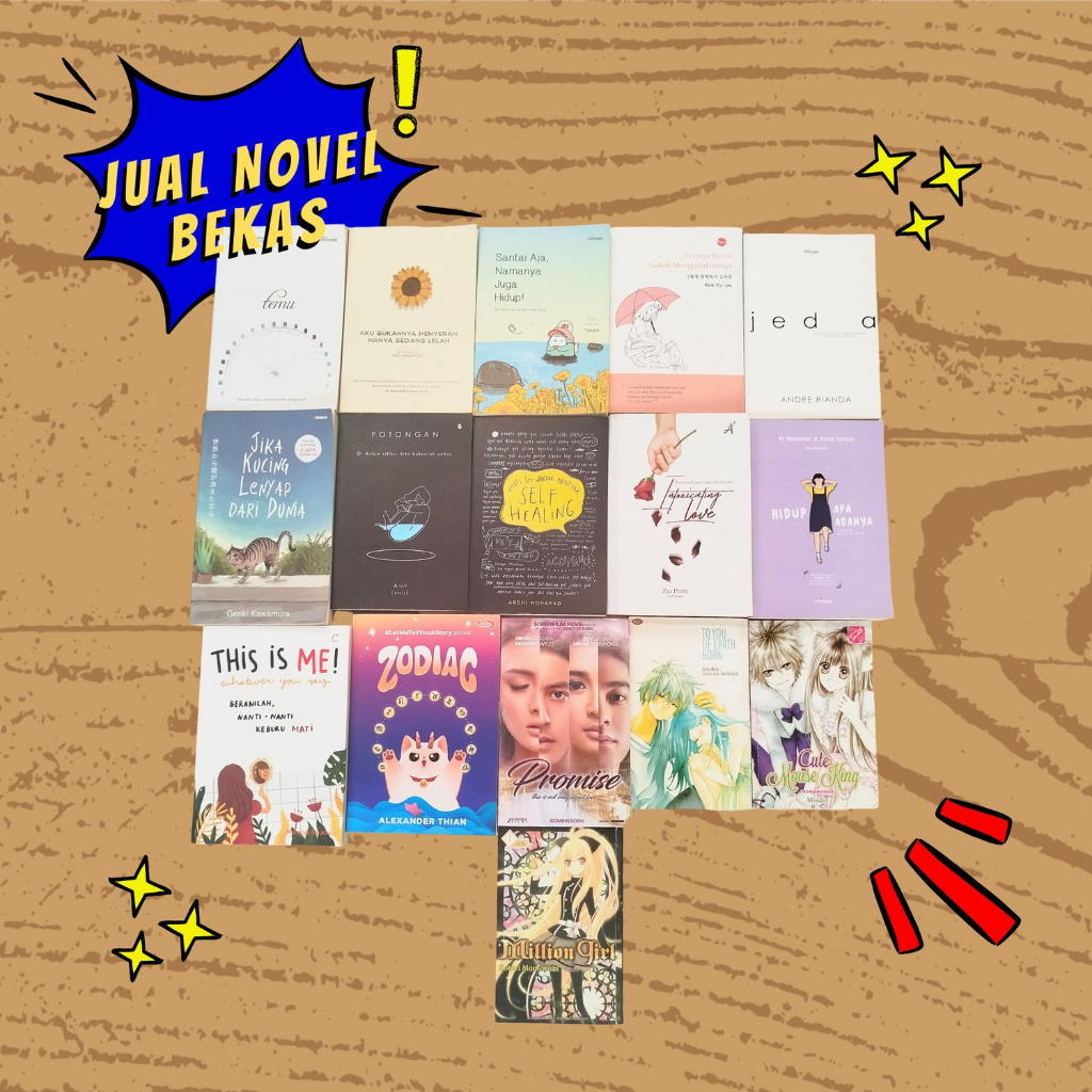 Jual murah manga bekas novel bekas buku bekas