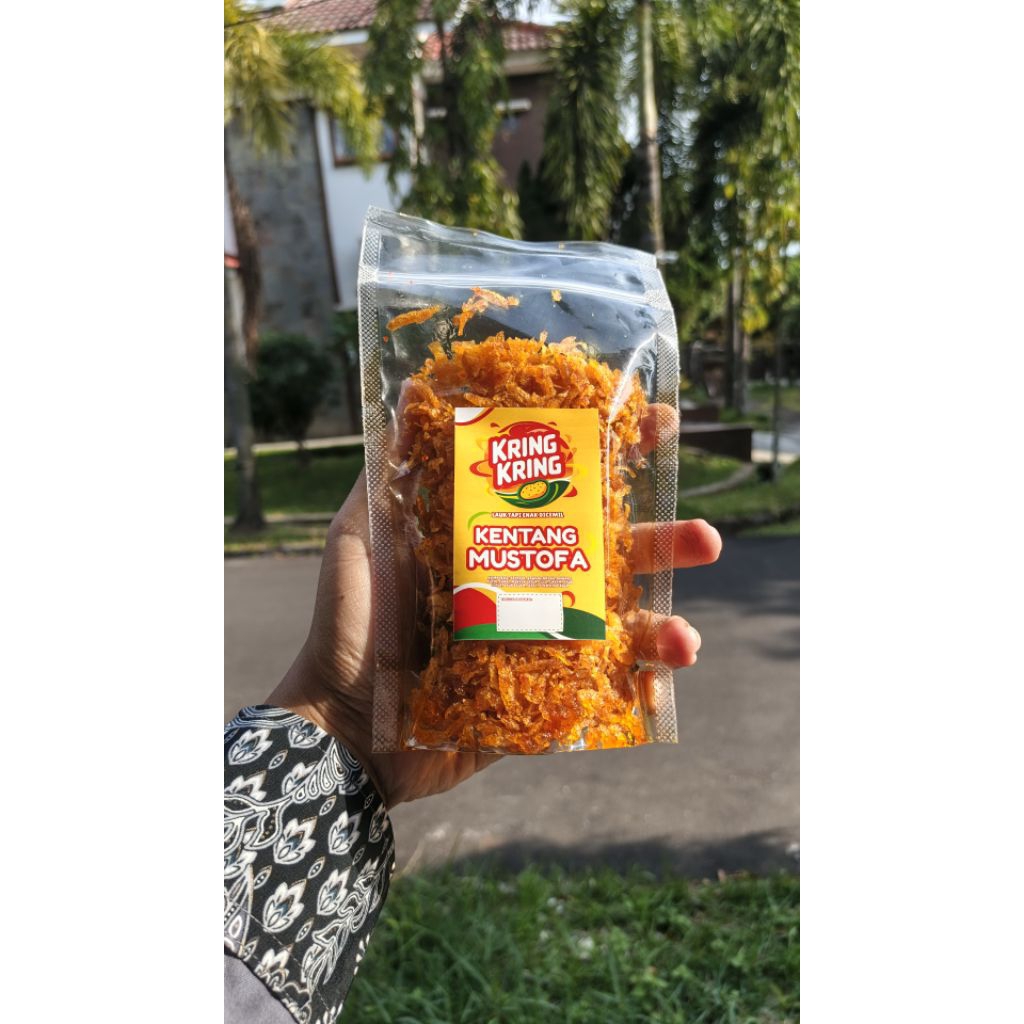 

Paket 10pcs Kring Kring Kentang Mustofa Rempah Berlimpah, manis, asin, gurih, pedas