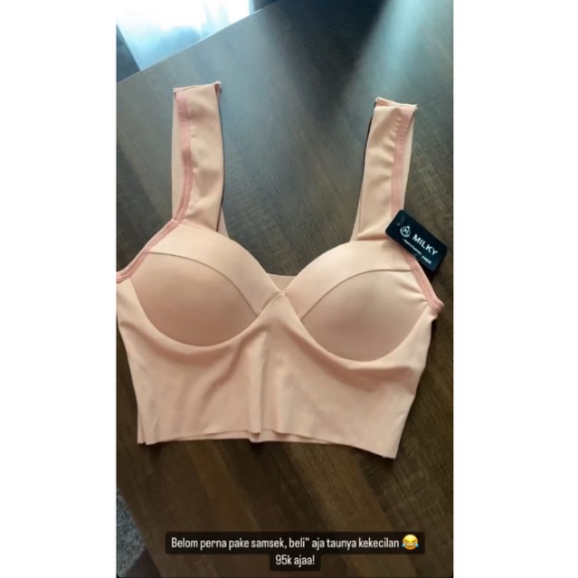 MILKY BRA NEW