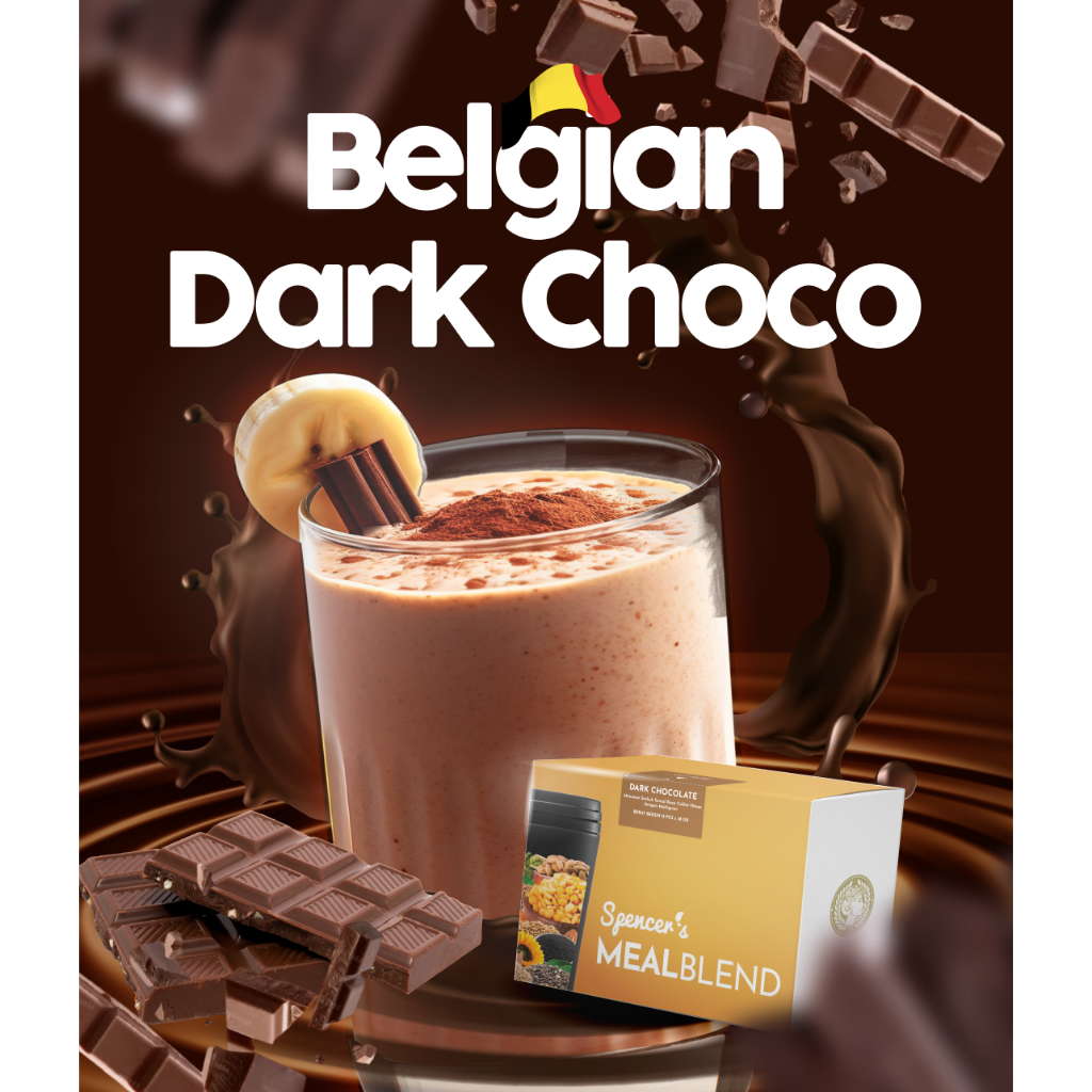 

Belgian Dark Chocolate - Spencer's MealBlend Slimming Minuman Langsing Enak Diet Mudah