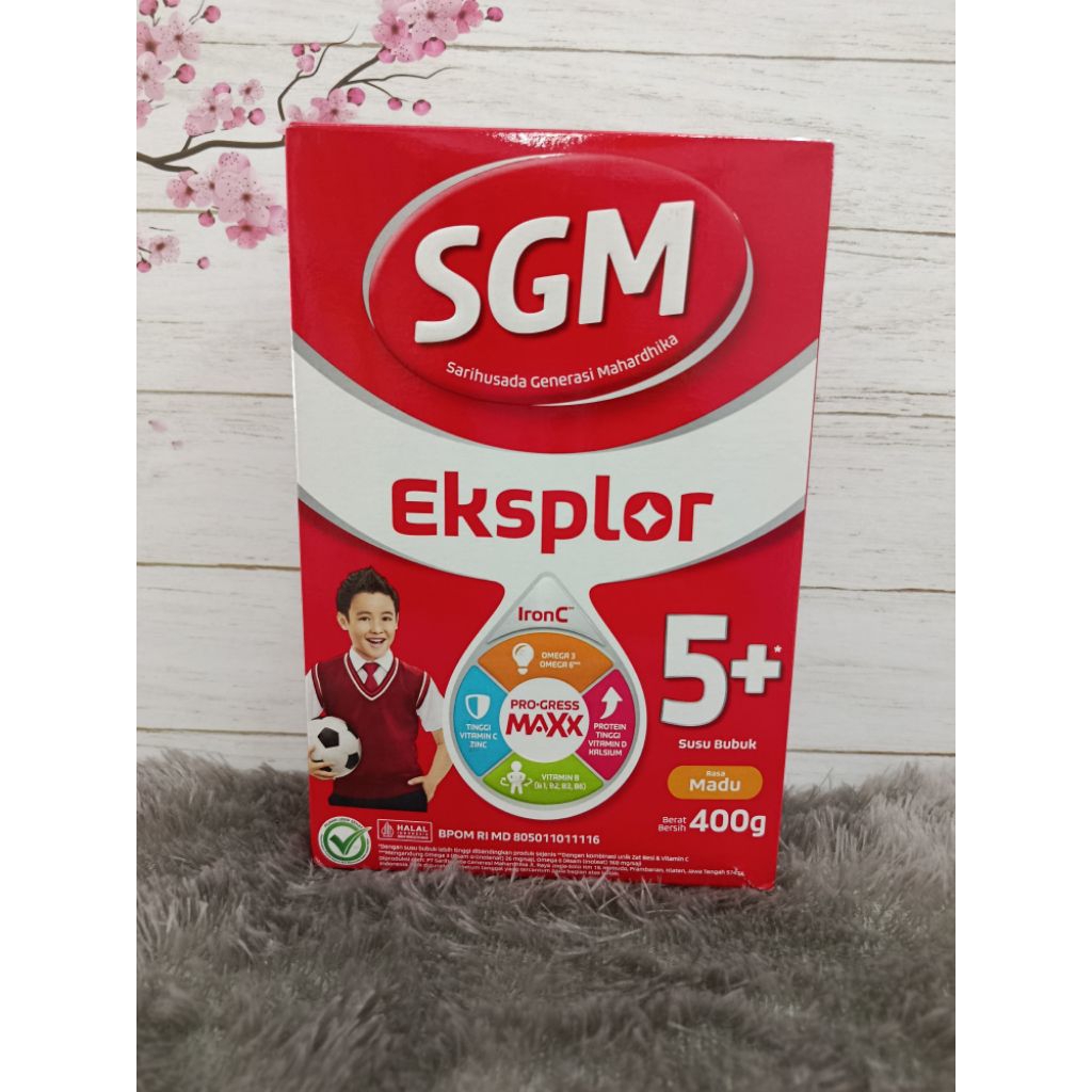 

SGM Eksplor 5 Plus Madu Susu Pertumbuhan Anak Usia 5-12 Tahun 400gr