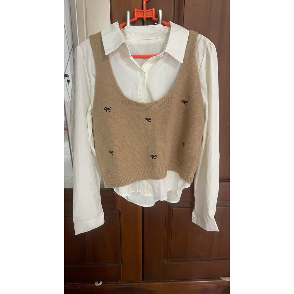 Kemeja Vest Pita |kemeja wanita | vest wanita
