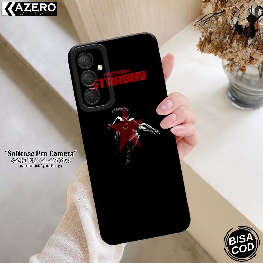Kesing Samsung Galaxy M54 Fashion Case Aesthetic Softcase Samsung Galaxy M54 Silikon Pro Camera Casi