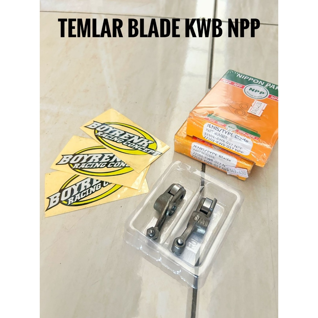 TEMPLAR / PELATUK KLEP ROCKER ARM BLADE KWB IN EX REVO ABS  NPP - BOYRENK RACING CONCEPT