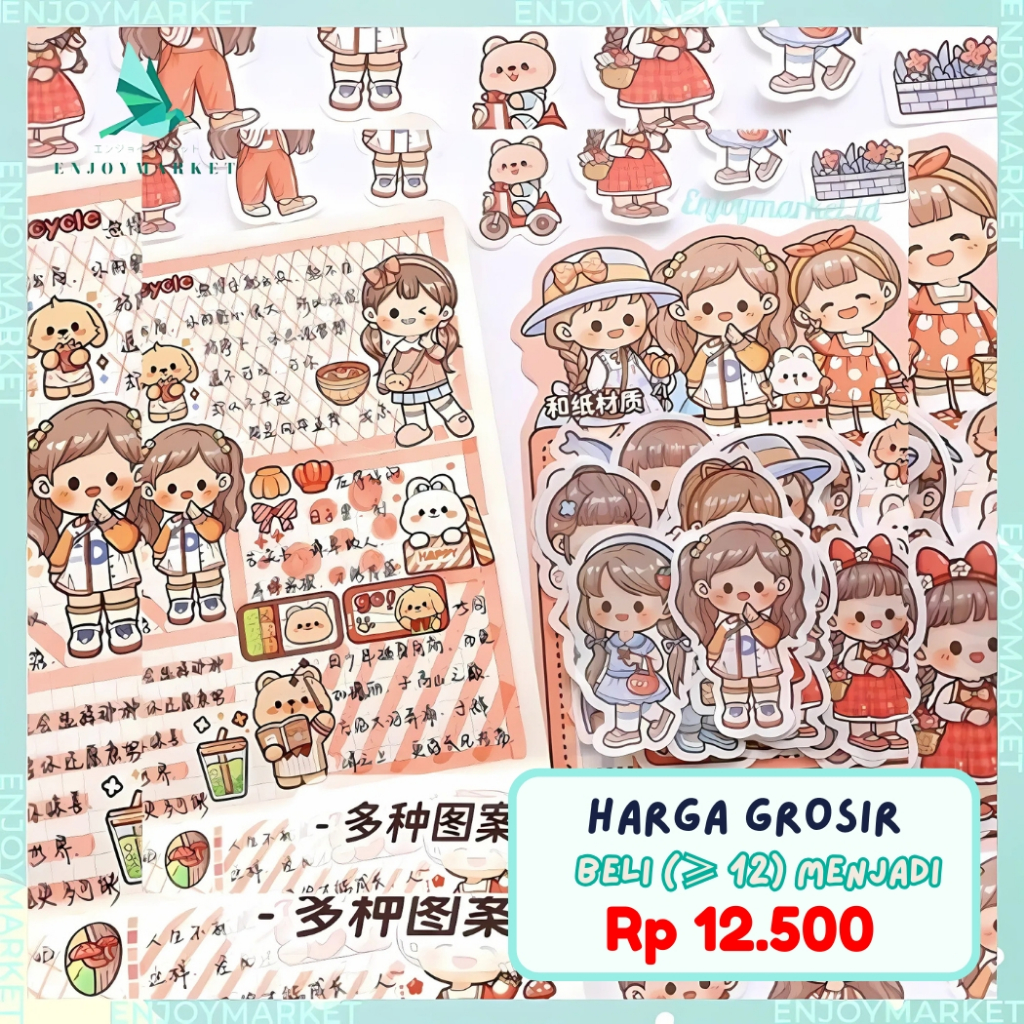 

Stiker Pack Edisi Dodogirl Karakter Girl Sauce TLD86