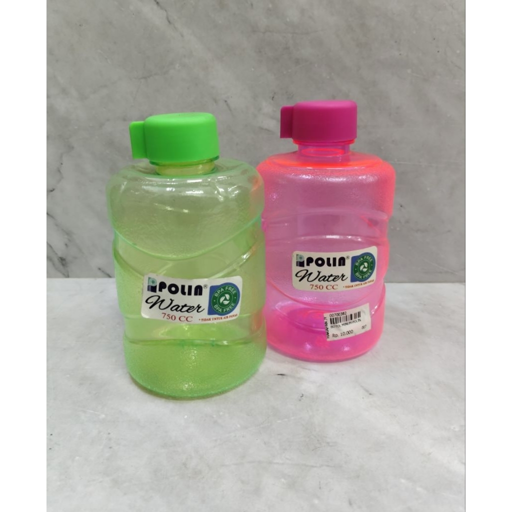 BOTOL MINUM GALON 750 ML POLIN / BOTOL MINUM PLASTIK - POLIN