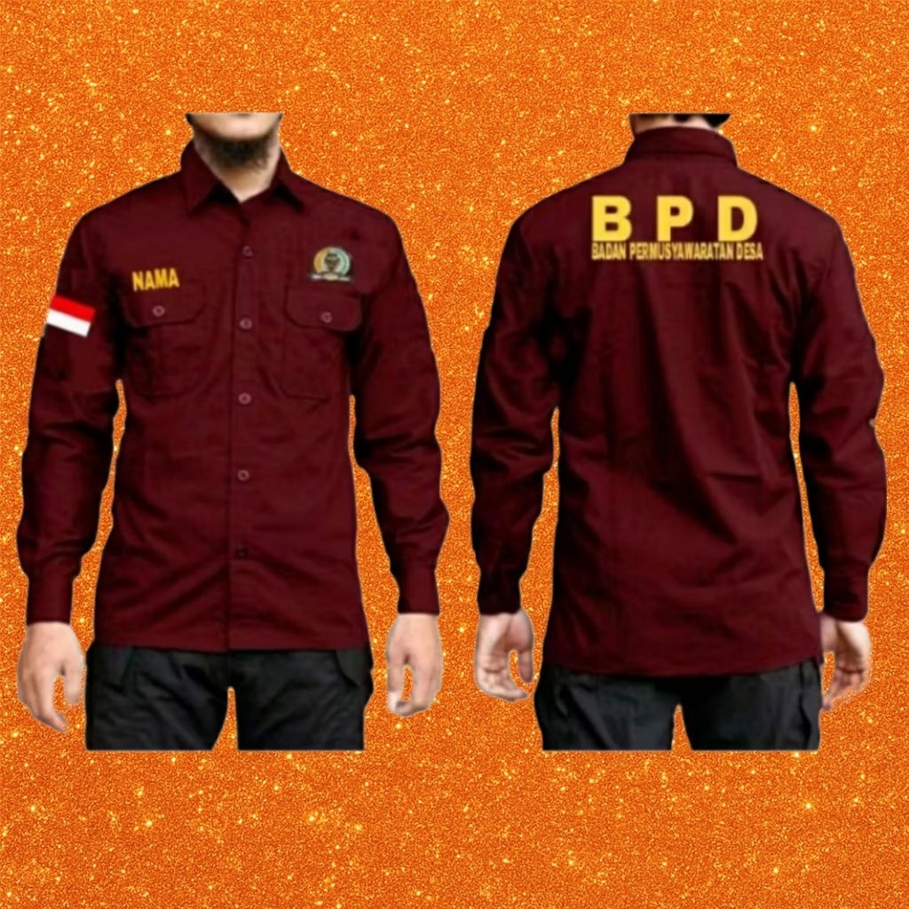 kemeja BPD Baju BPD seragam bpd PDH BPD kemeja kerja BPD baju kerja BPD baju BPD