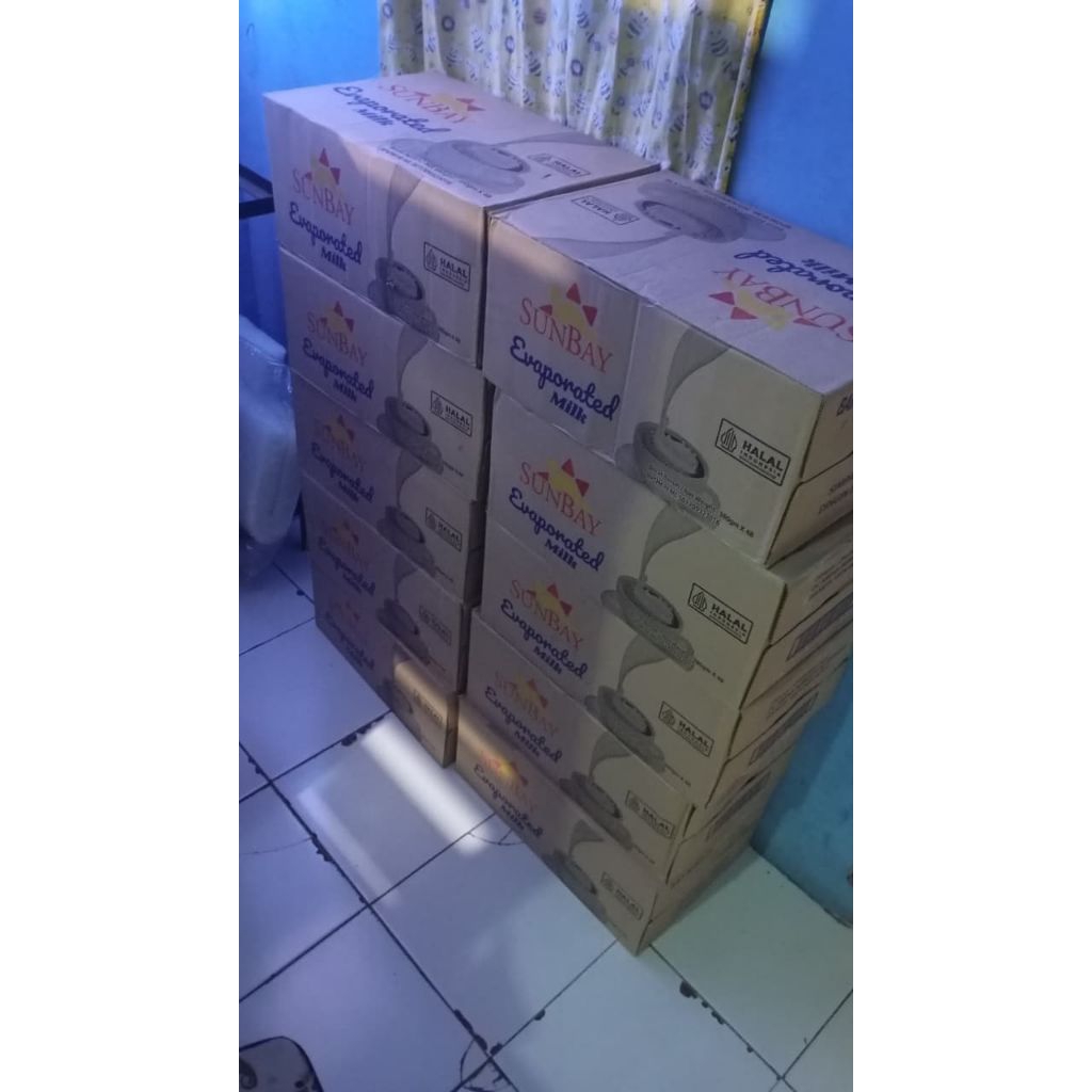 

SUNBAY EVAPORATED MILK 380 GRAM x 48 kaleng ( 1 karton )