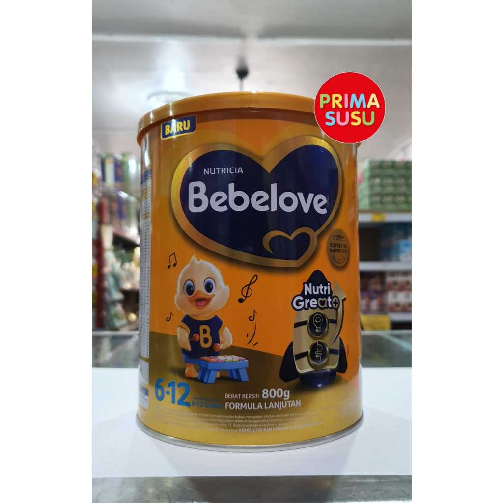 BEBELOVE SUSU FORMULA 6-12 BULAN 800GR