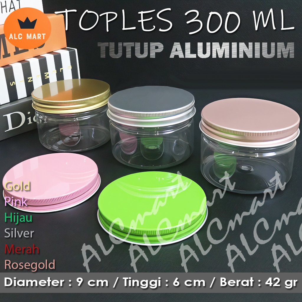 TOPLES 300ML TUTUP ALUMINUM / TOPLES PLASTIK 300ML / TOPLES TABUNG 300ML TUTUP ALUMINIUM