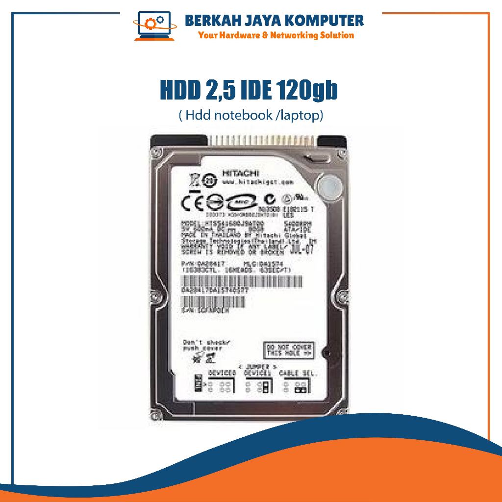 Hdd 2,5 ide 120gb ( Hdd notebook /laptop)