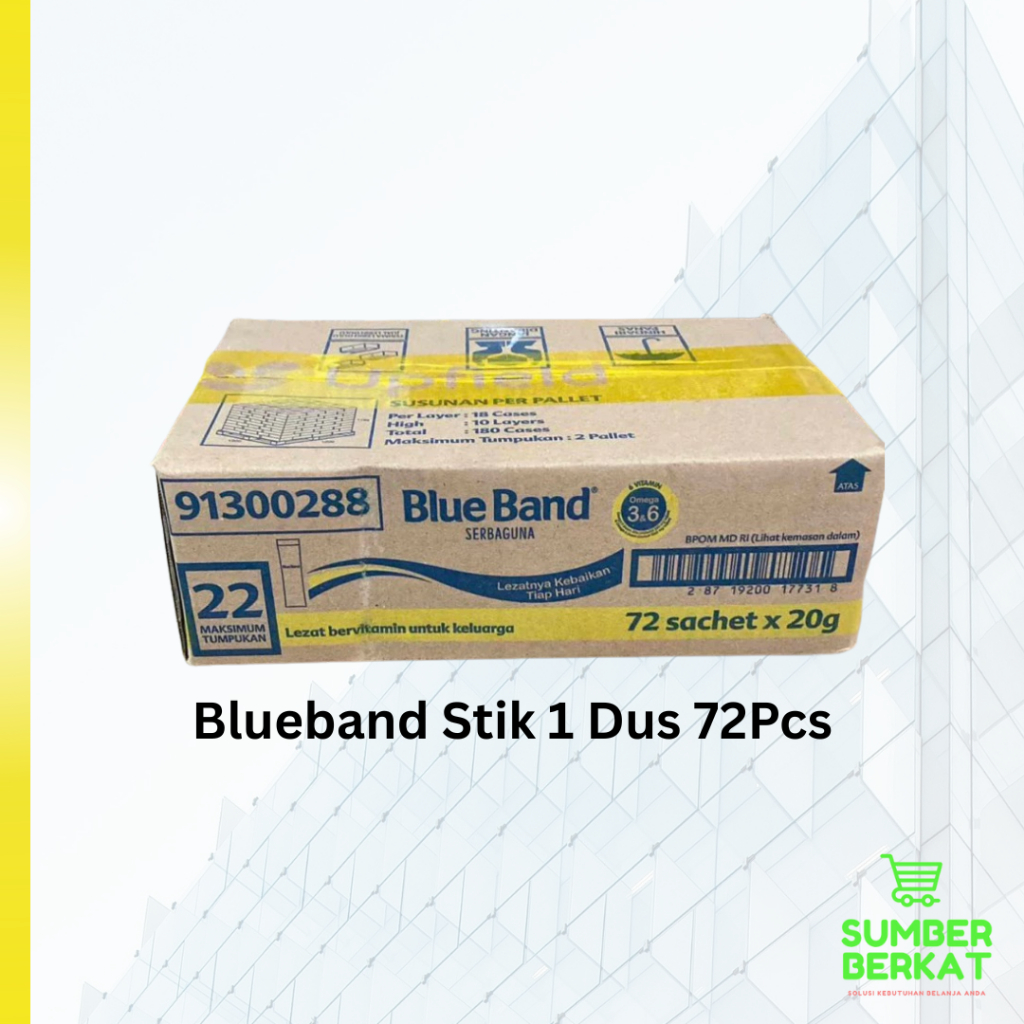 

1 Dus Blueband Stik Rencengan isi 72pcs