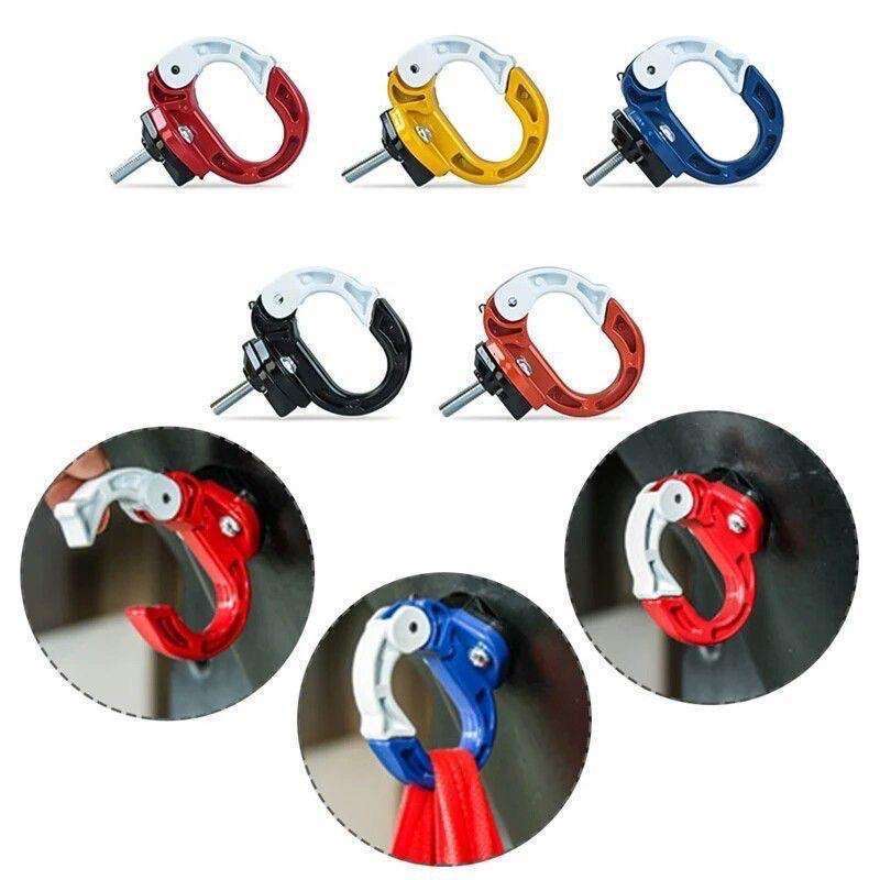 Gantungan Barang Motor Matic Model Huruf Q Bahan Besi Alumunium CNC