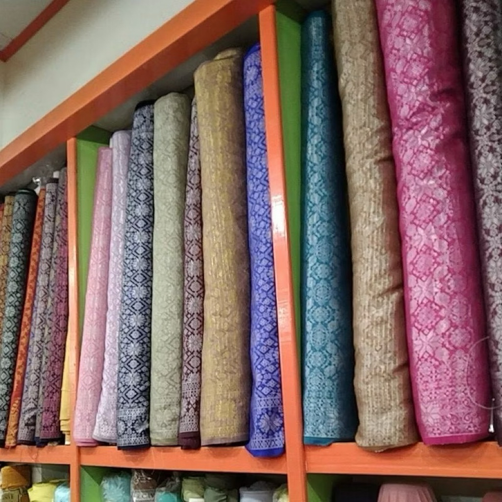 Kain Songket Palembang / Songket Palembang Meteran / Bahan Songket Palembang