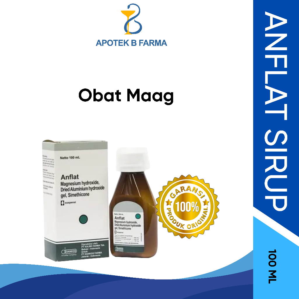 ANFLAT SYR 100 ML - Obat Maag