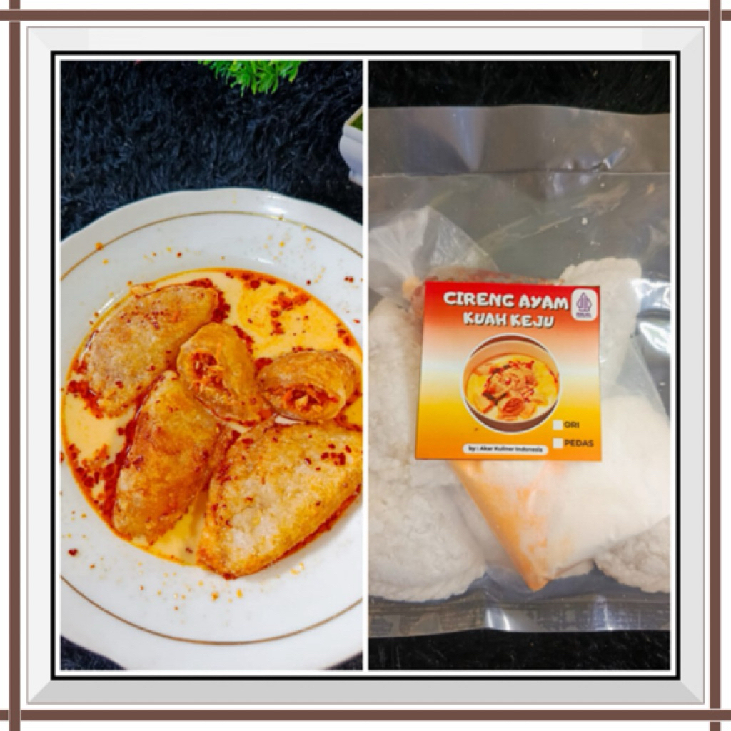 

Cireng Isi Ayam Kuah Keju + Chili Oil by Akar Kuliner Indonesia