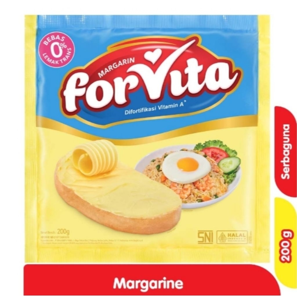 

ED Juli 2026 Forvita Margarin Serbaguna 200g