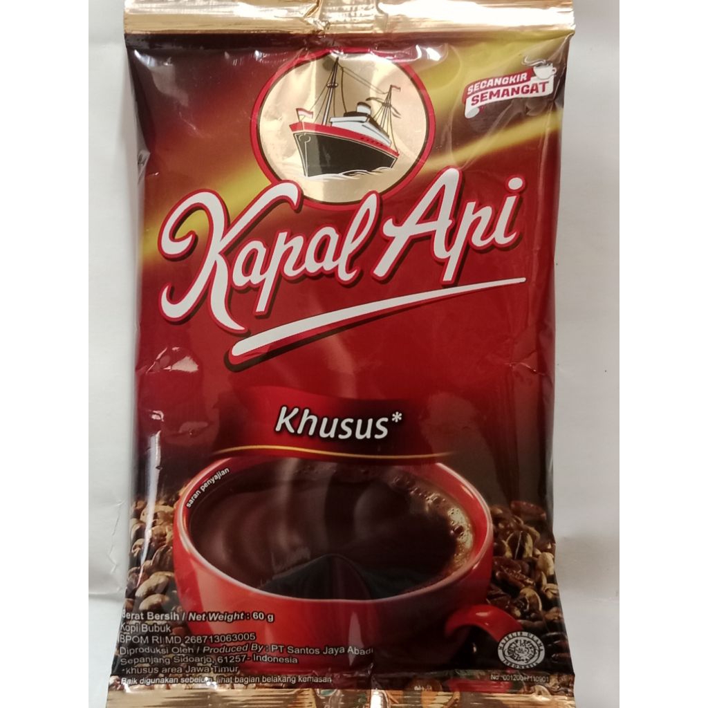 

Kopi Bubuk Kapal Api Khusus 60g
