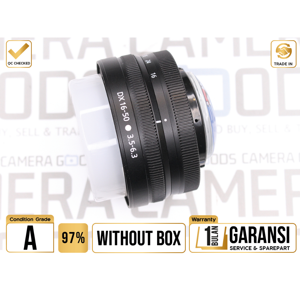 Lensa Nikon Nikkor Z DX 16-50mm F3.5-6.3 VR Lens Second Bekas Grade A / Lensa Kit Nikon Z - L250414