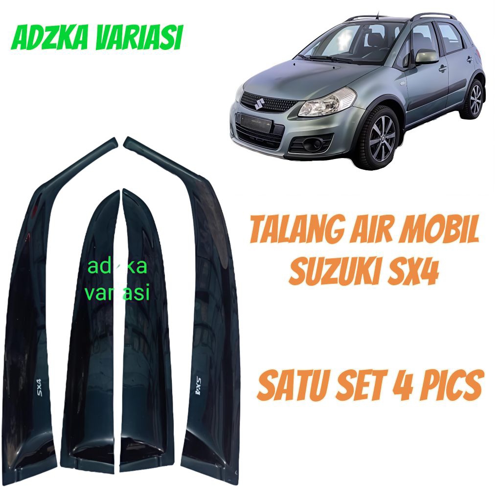 Talang air mobil Suzuki X-over SX4 model slim standar