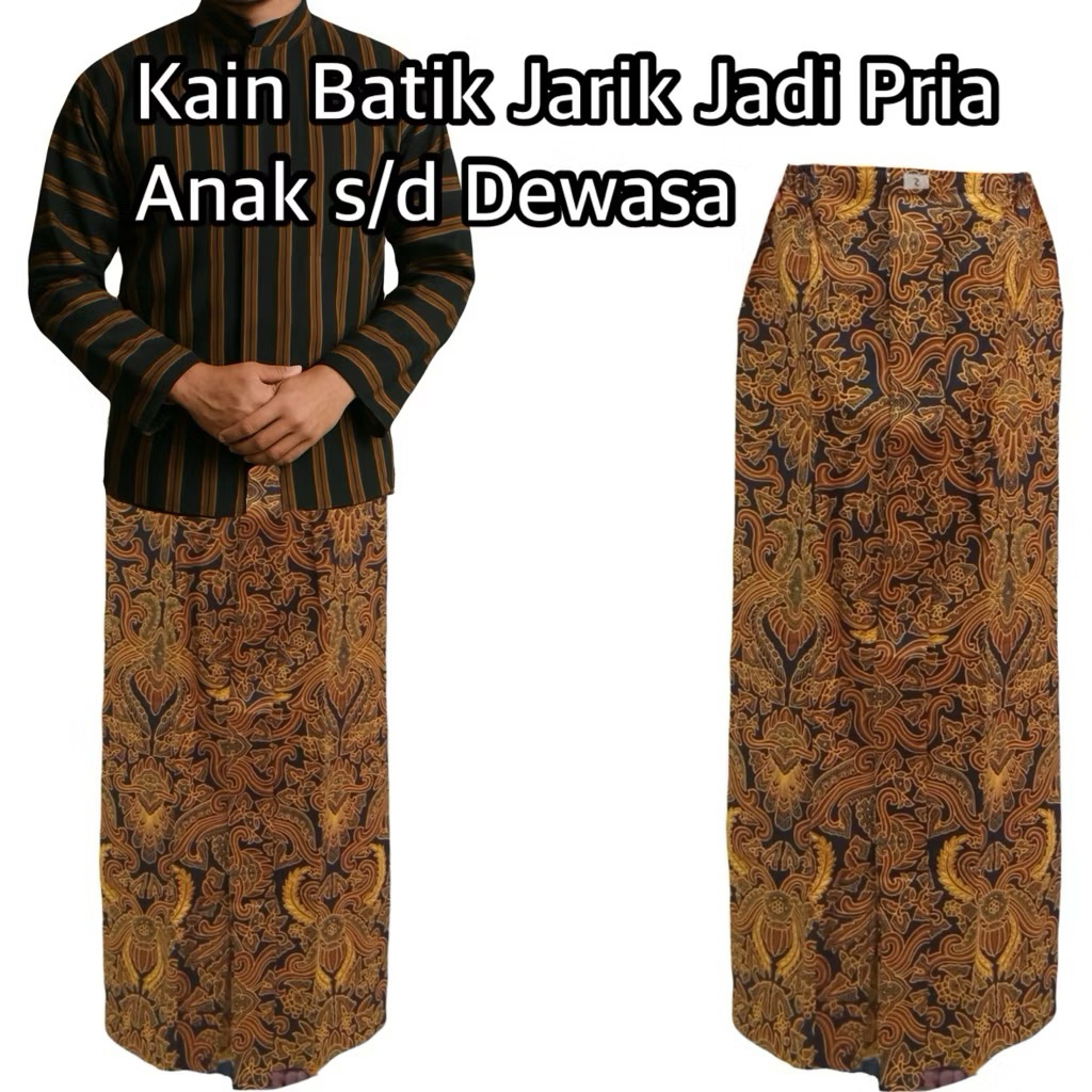 Kain Batik JARIK Jadi Pria Anak & Dewasa