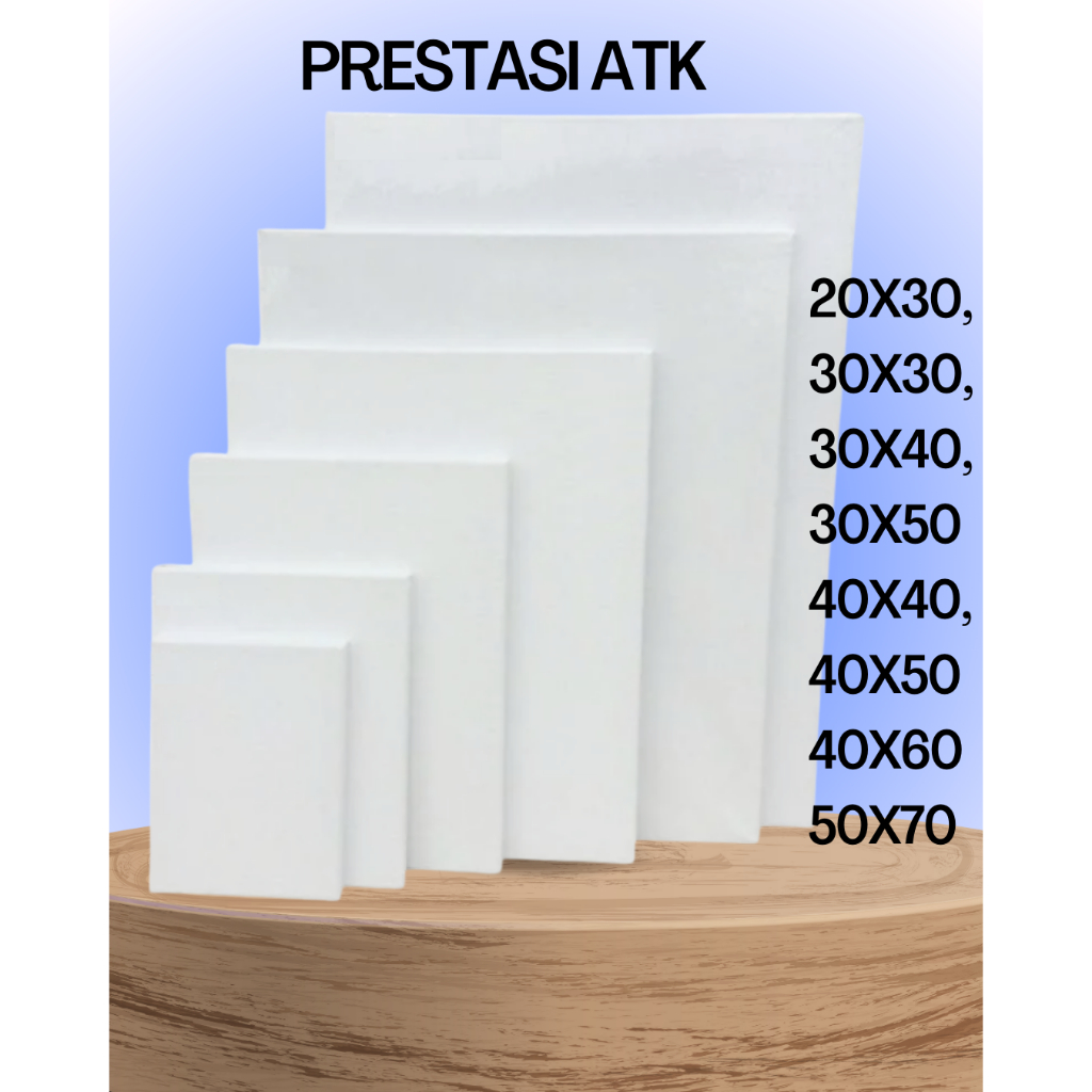 

KANVAS LUKIS UKURAN 20X30, 30X30, 30X40, 30X50 40X40, 40X50, 40X60, 50X70 CM
