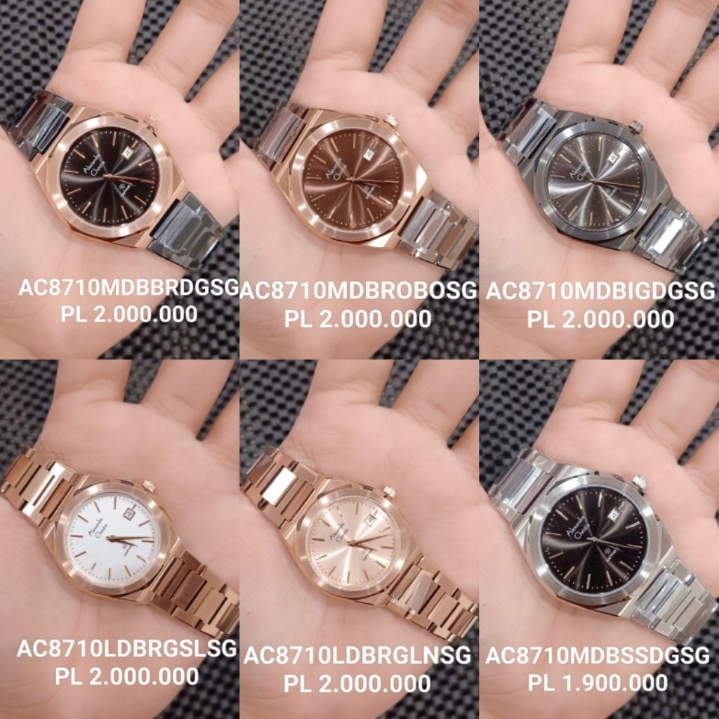 Jam Couple Alexandre Christie AC 8710 MD Original  / Ac 8710 LD