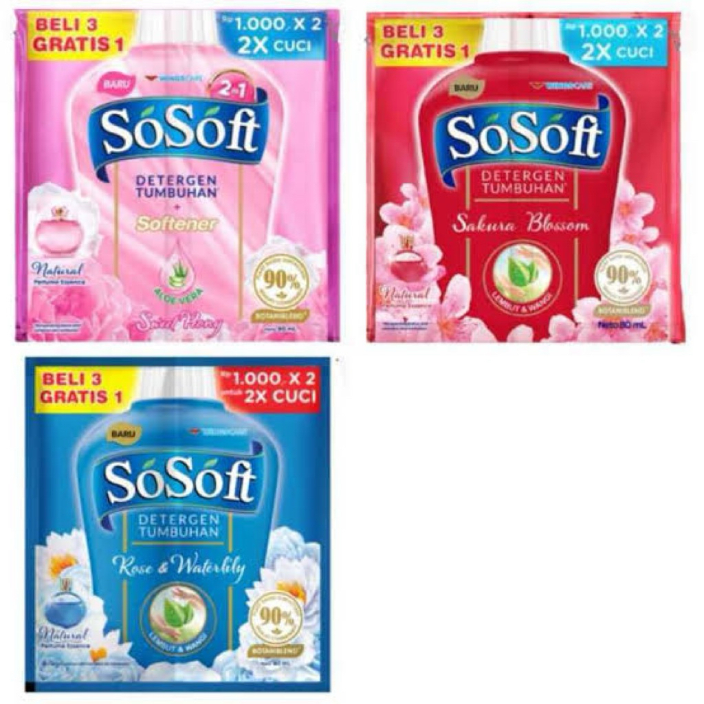 DETERJEN SO SOFT SACHET