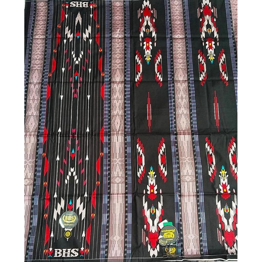 Sarung BHS Masterpiece MS Motif SGE GOLD Dasaran Hitam