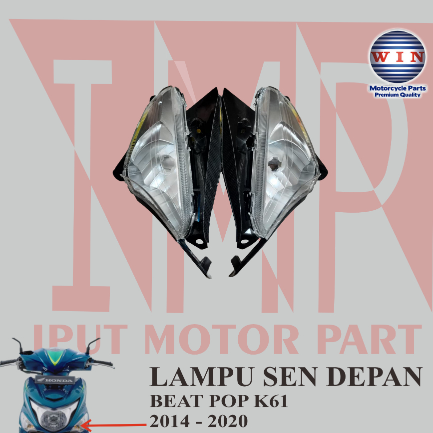 Lampu Sen Depan BEAT POP K61 Thn 2014-2020 Original WIN