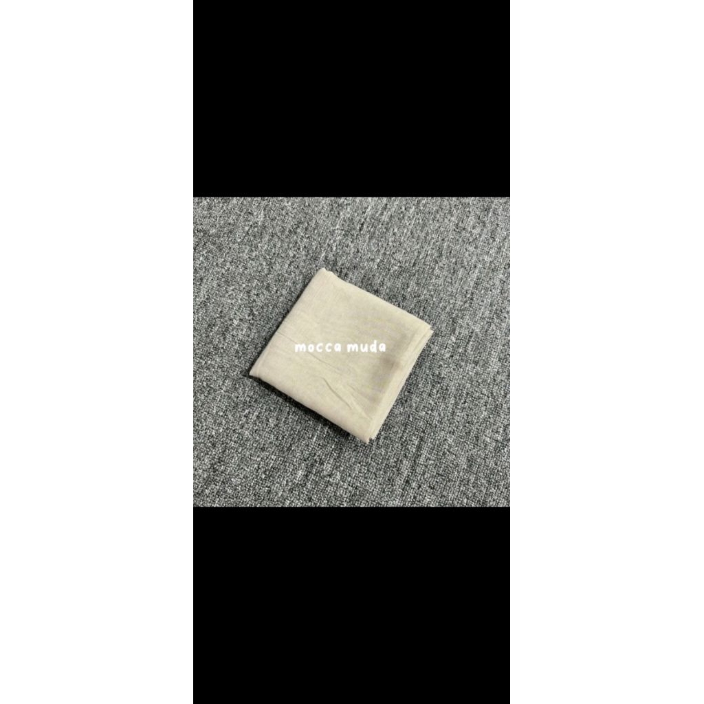 hijab paris jadul warna mocca muda