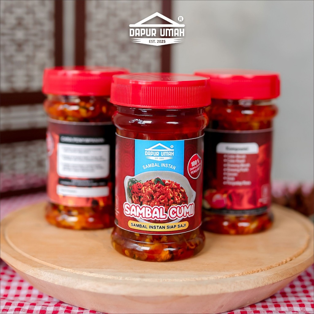 

Sambal Cumi, Sambal Instan Cumi Pedass Enak Murah 150gr