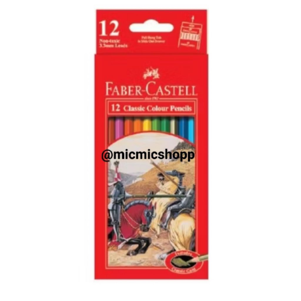 

Pensil Warna Fabel Castell 12 warna