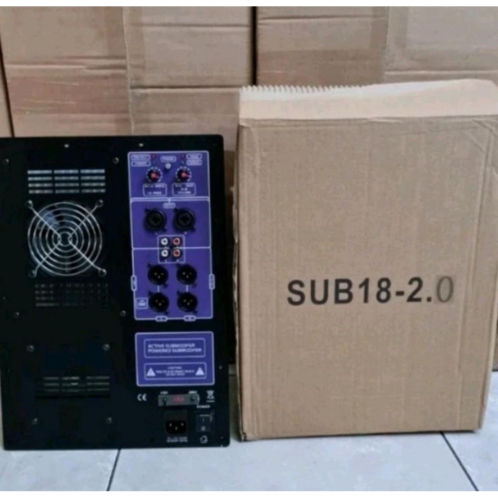 Power kit Mesin Subwoofer Aktif 15-18 inch 2000 Watt