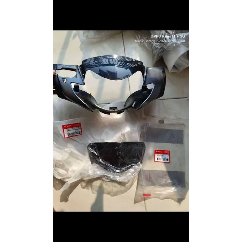 batok Supra x 125 old original hitam