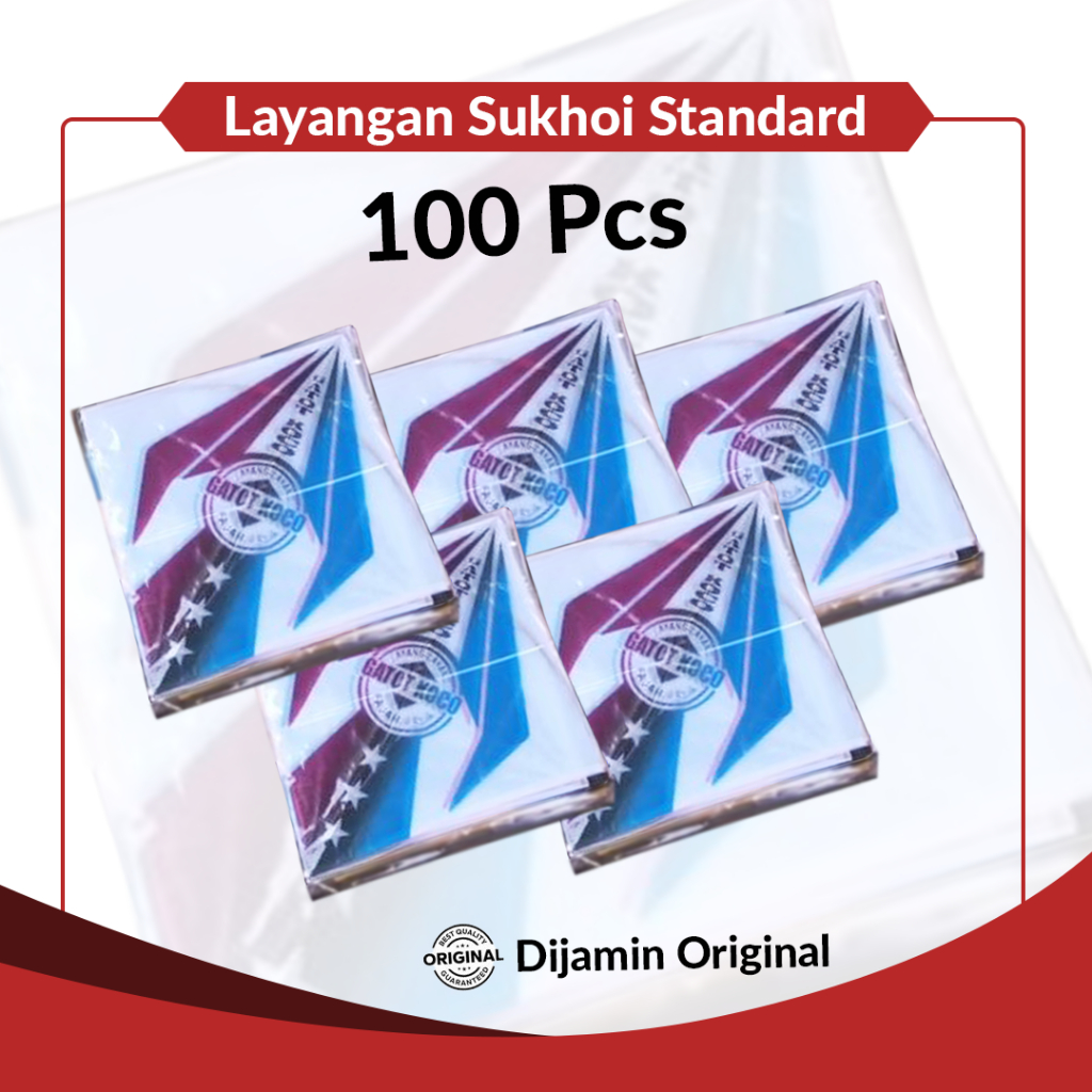 Layangan Sukhoi Standard - isi 100 Pcs
