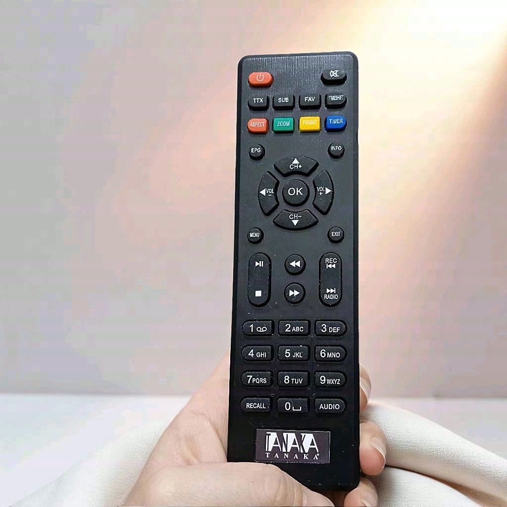 REMOT REMOTE AAA MTX APLE / STB Tanaka T2 Jurassic / Remot Multi STB DVBT2 OriginaL Sesuai fotol