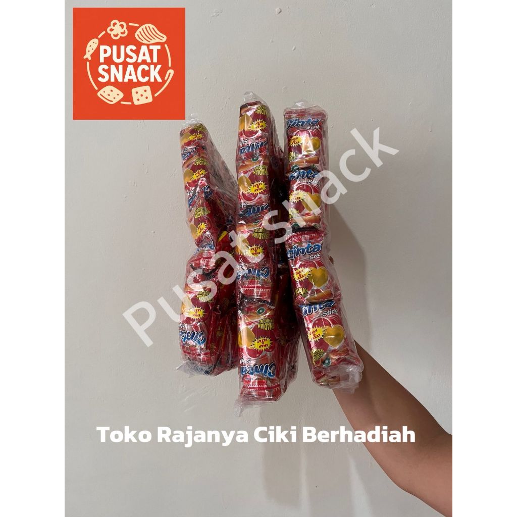 

(FREE BUBBLE WRAP) Snack ciki cinta berhadiah uang jika beruntung isi 40 pcs