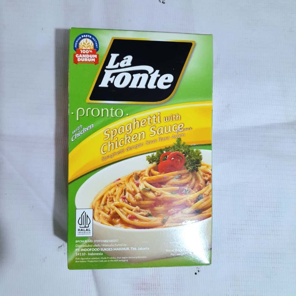 

LAFONTE spaghetti with chicken sauce 117gr