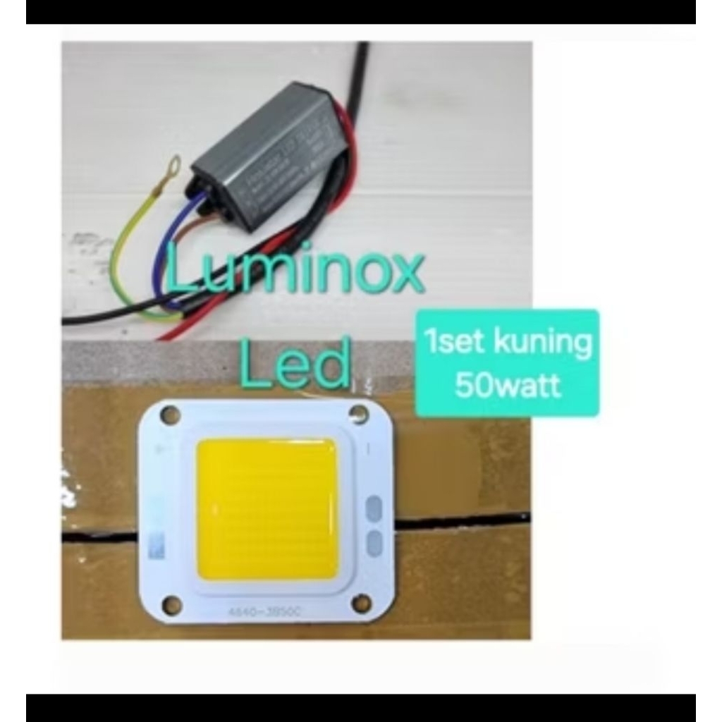 mata led pju cobra 50watt 50 w / chip led COB sorot floodlight 50w 50 watt putih
