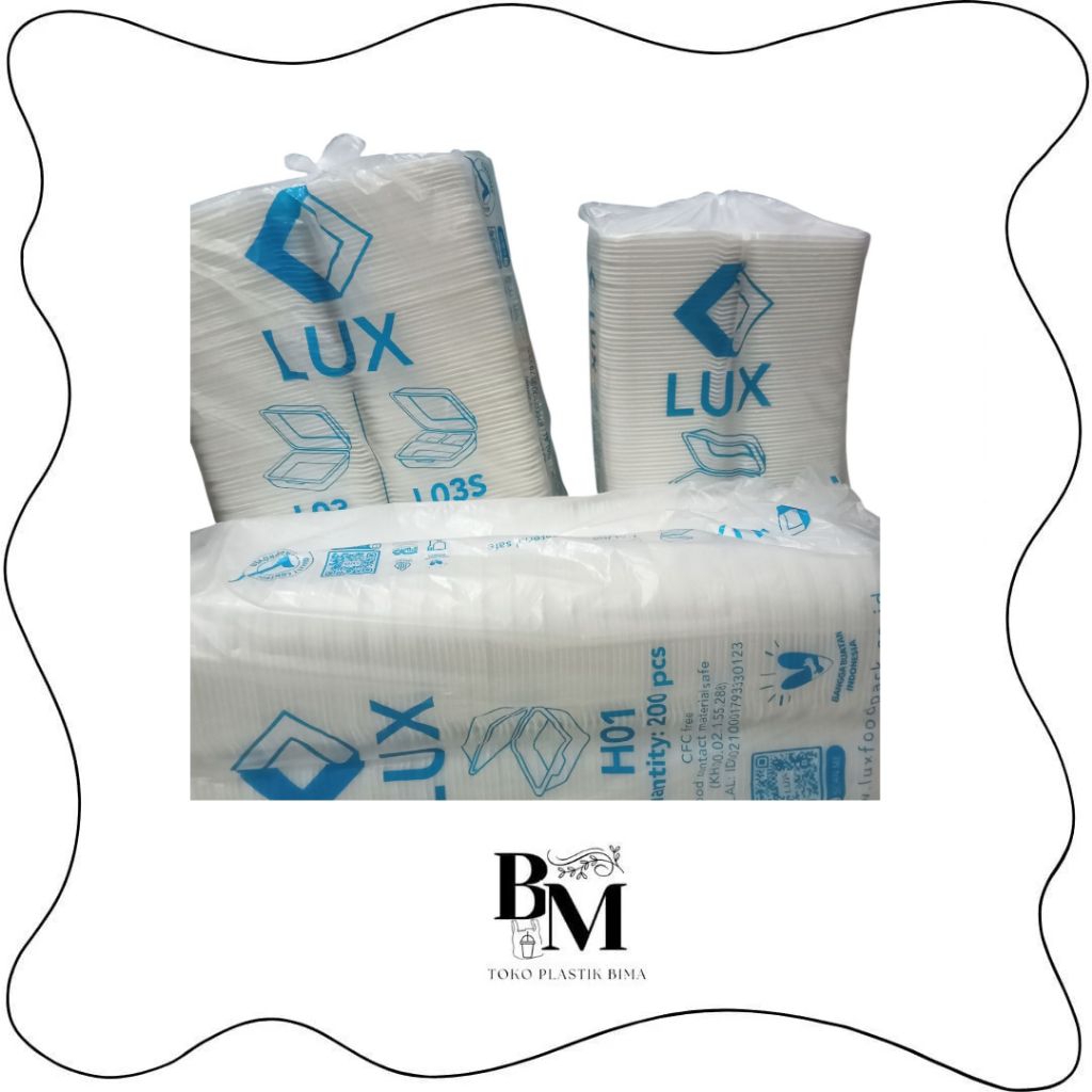 STYROFOAM LUX | POLOS | SEKAT | BUBUR | BURGER