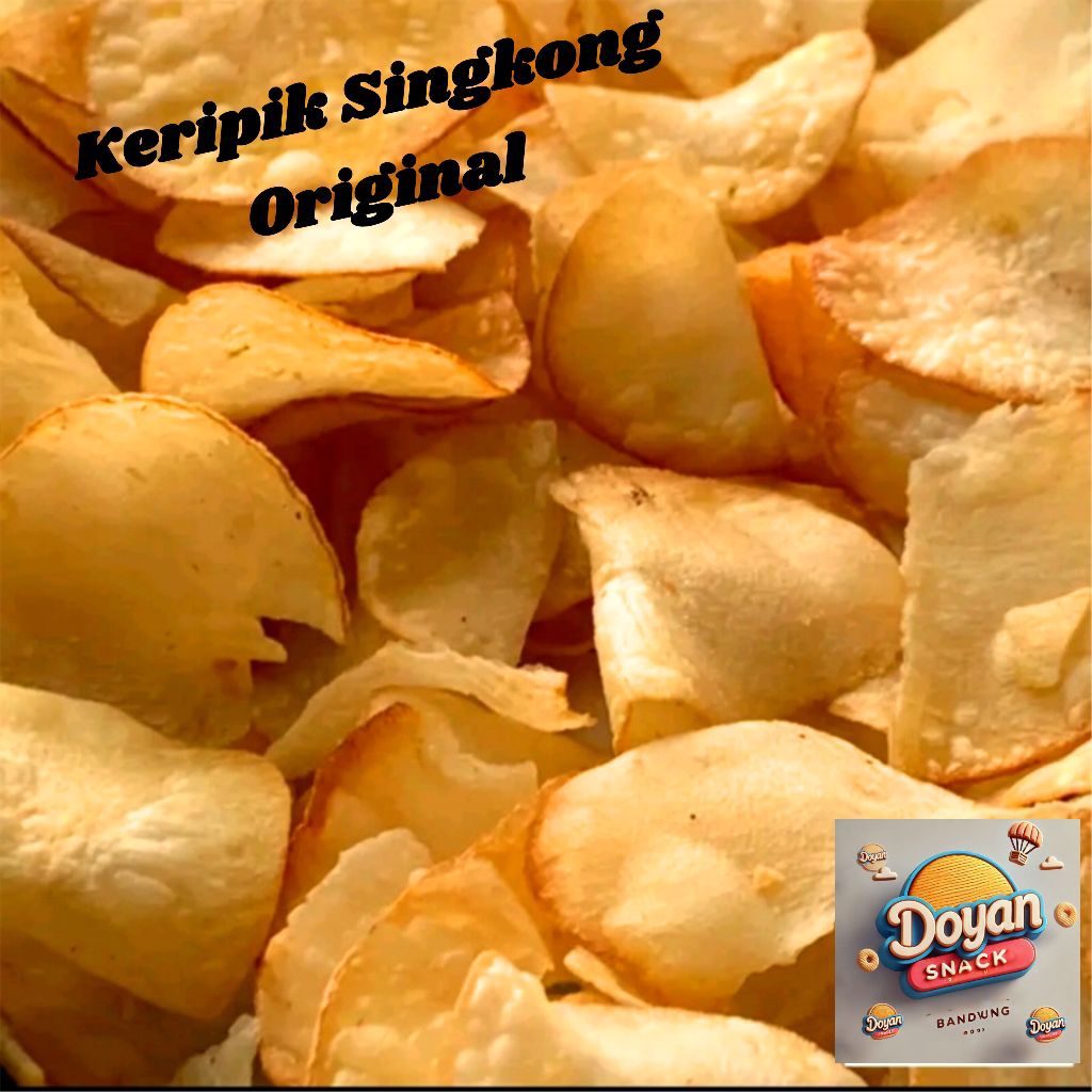 

Keripik Singkong Original Renyah Asin 200g & 500g