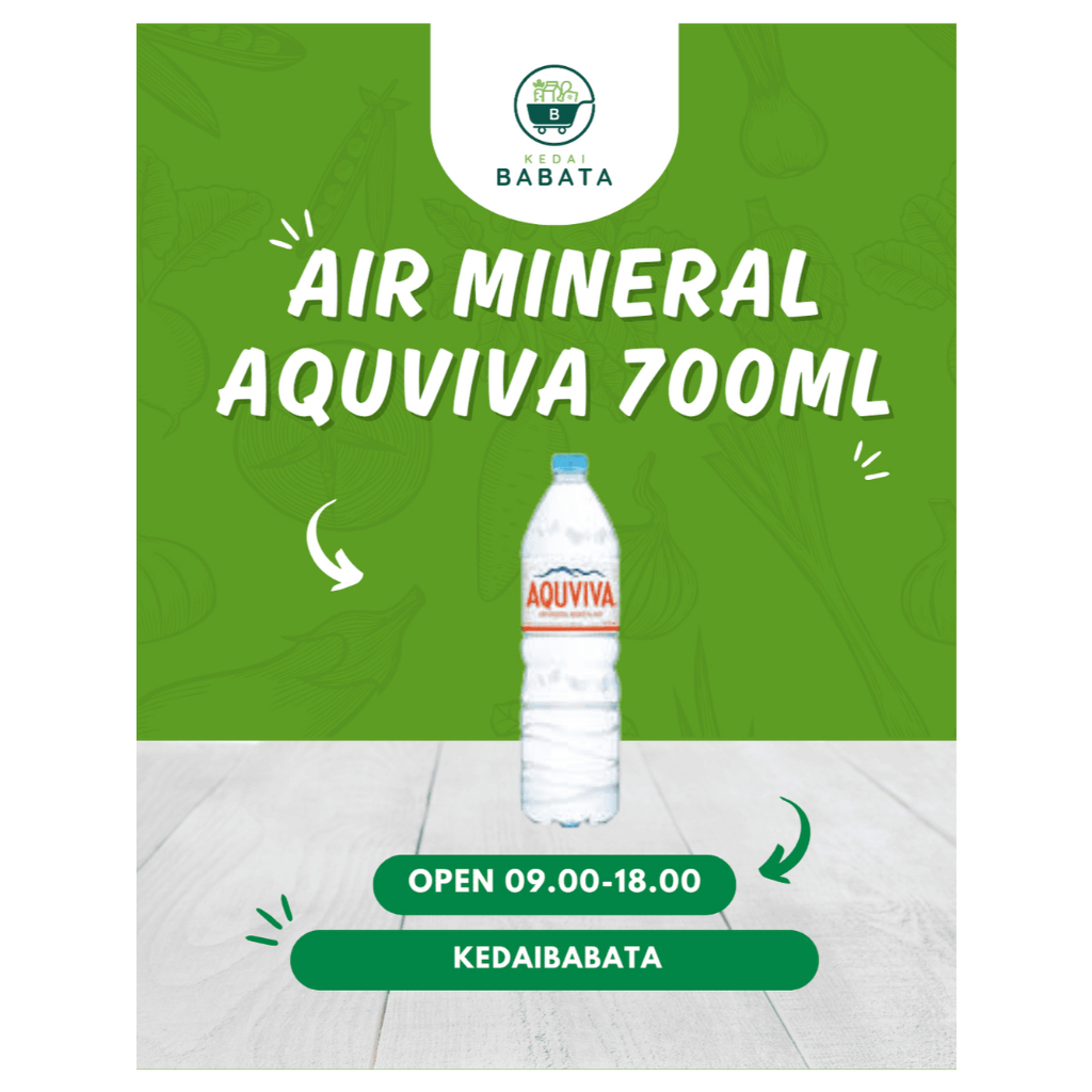 

Air Minum Mineral Aquviva Per Botol Kedai Babata Padang
