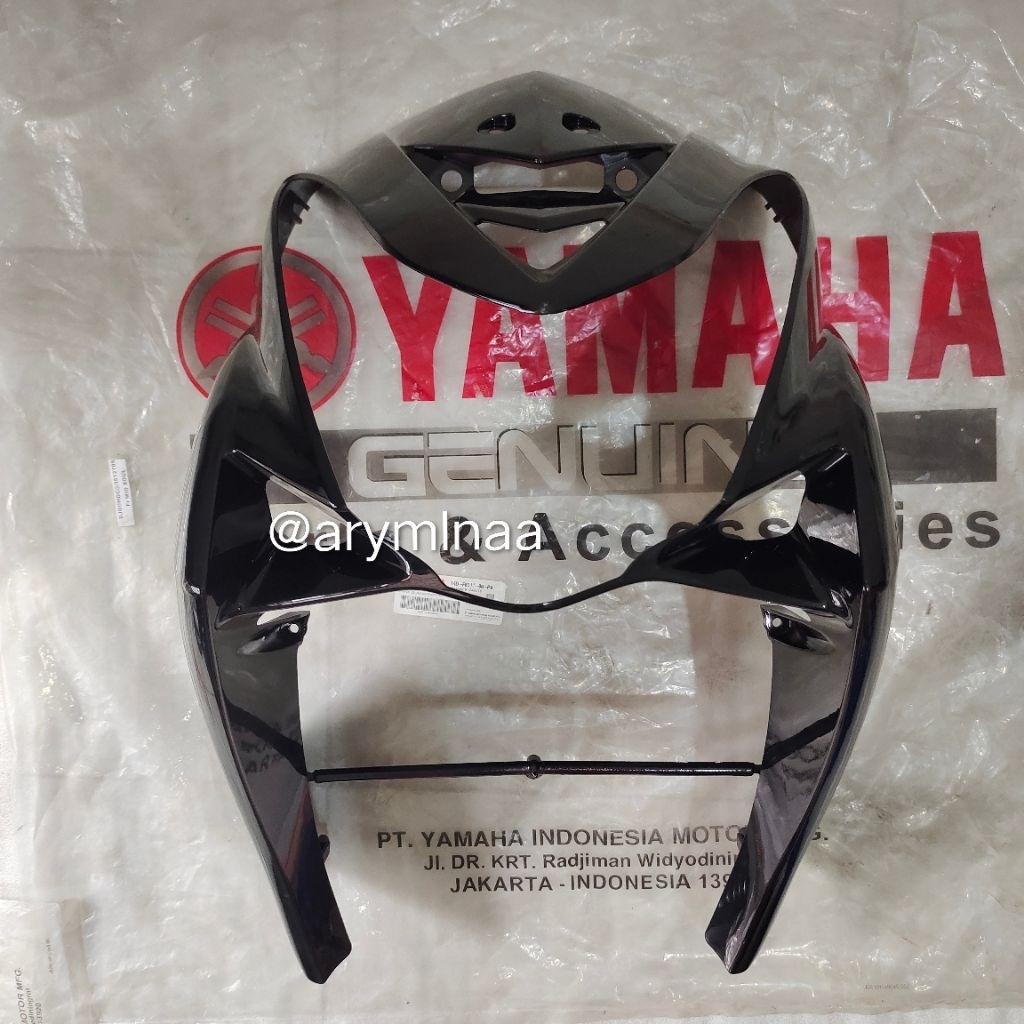 TAMENG PANEL DASI DEPAN MIO SOUL KARBU HITAM 14D-F8311-00-P0 ORIGINAL YAMAHA YGP