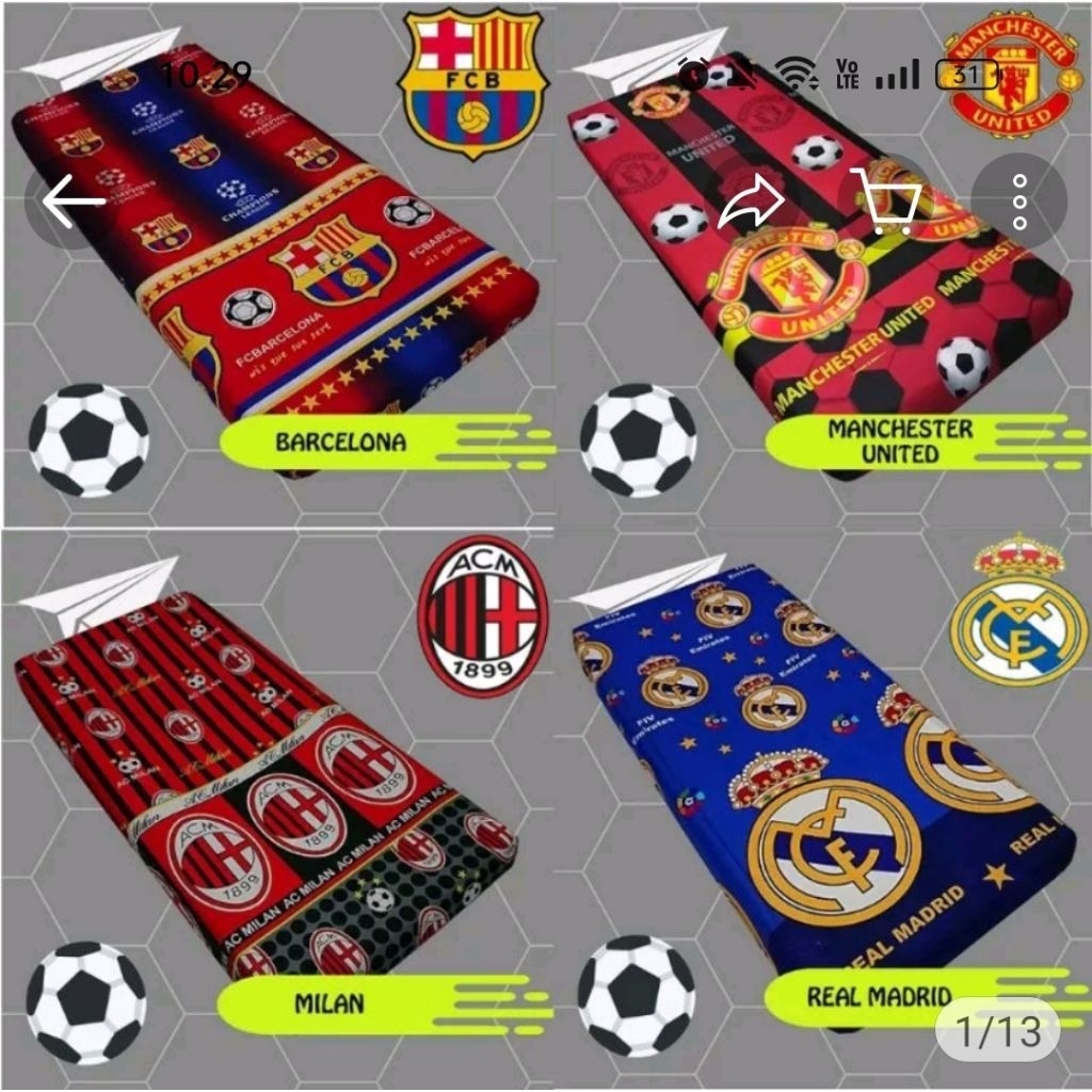 Sarung kasur busa resleting 90x200 single TERMURAH