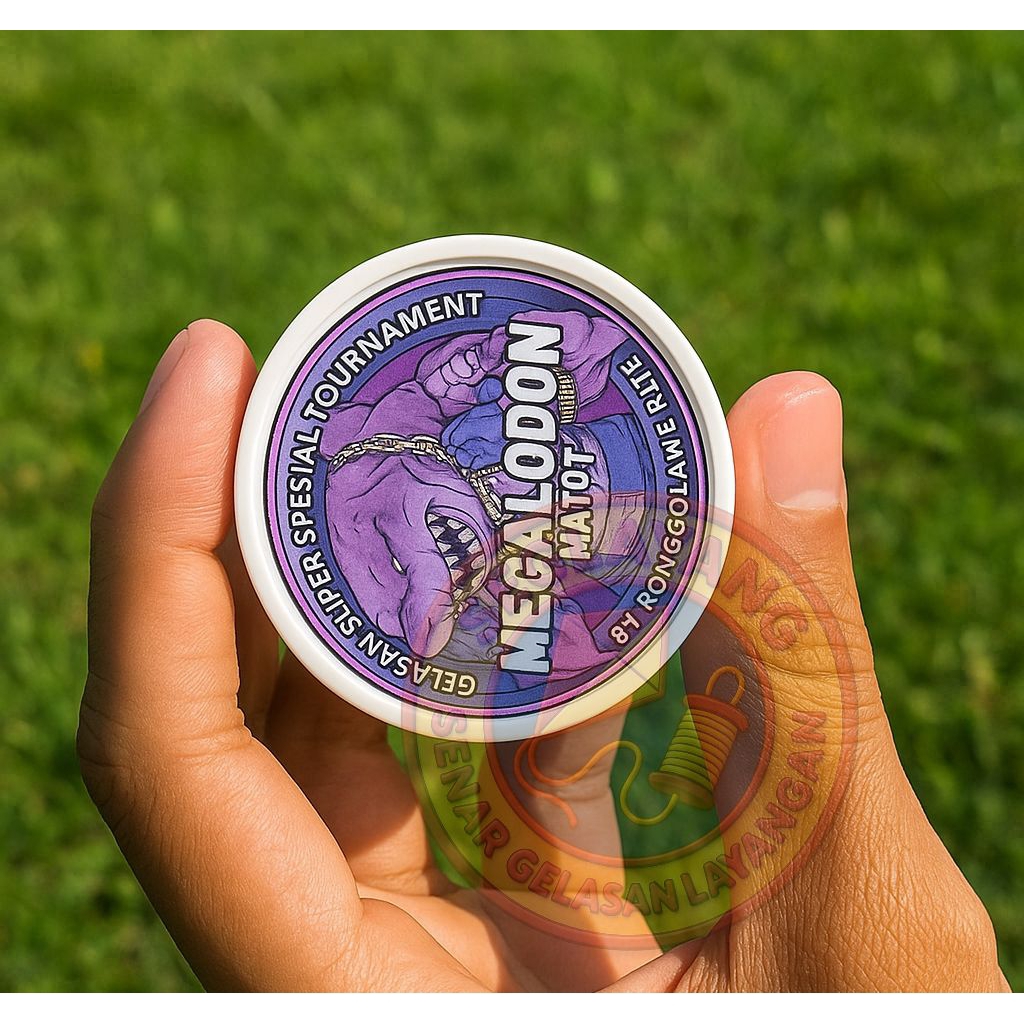 Gelasan Megalodon Bogel Matot Original 100% asli