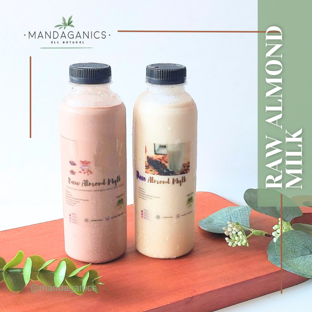 

RAW ALMOND MYLK | ORIGINAL | CHOCOLATE | SUSU ALMOND ORIGINAL | SUSU ALMOND COKLAT BY AND KITCHEN