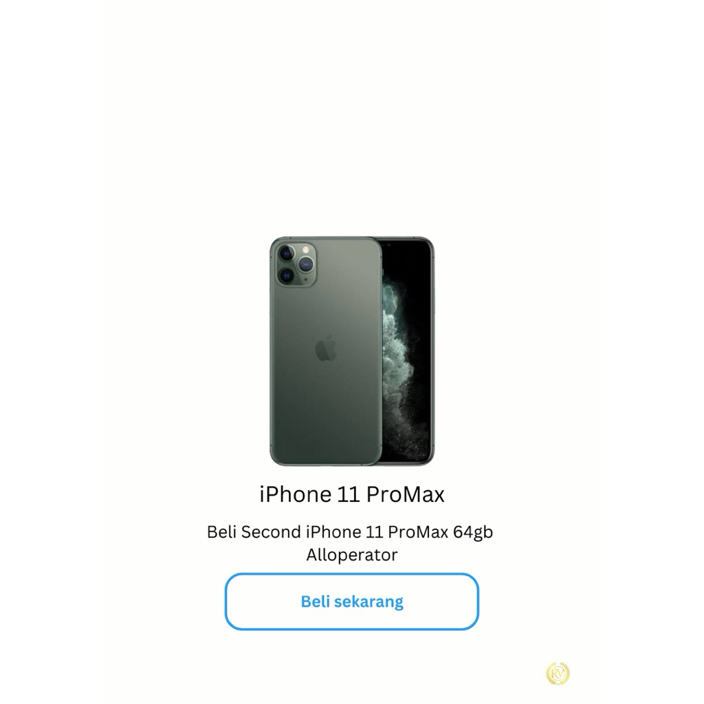 Second iPhone 11 ProMax 64gb Alloperator