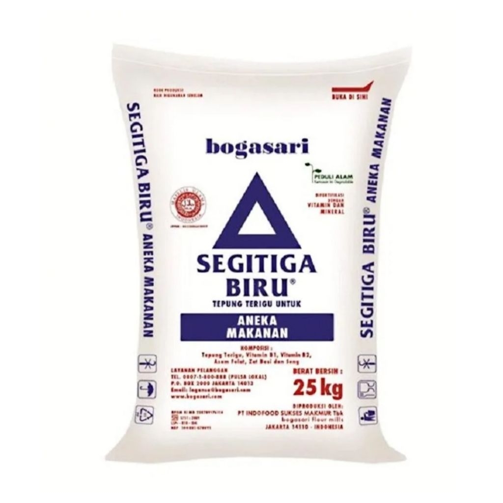 TEPUNG TERIGU SEGITIGA BIRU 25 KG
